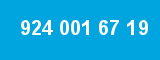 924 001 67 19